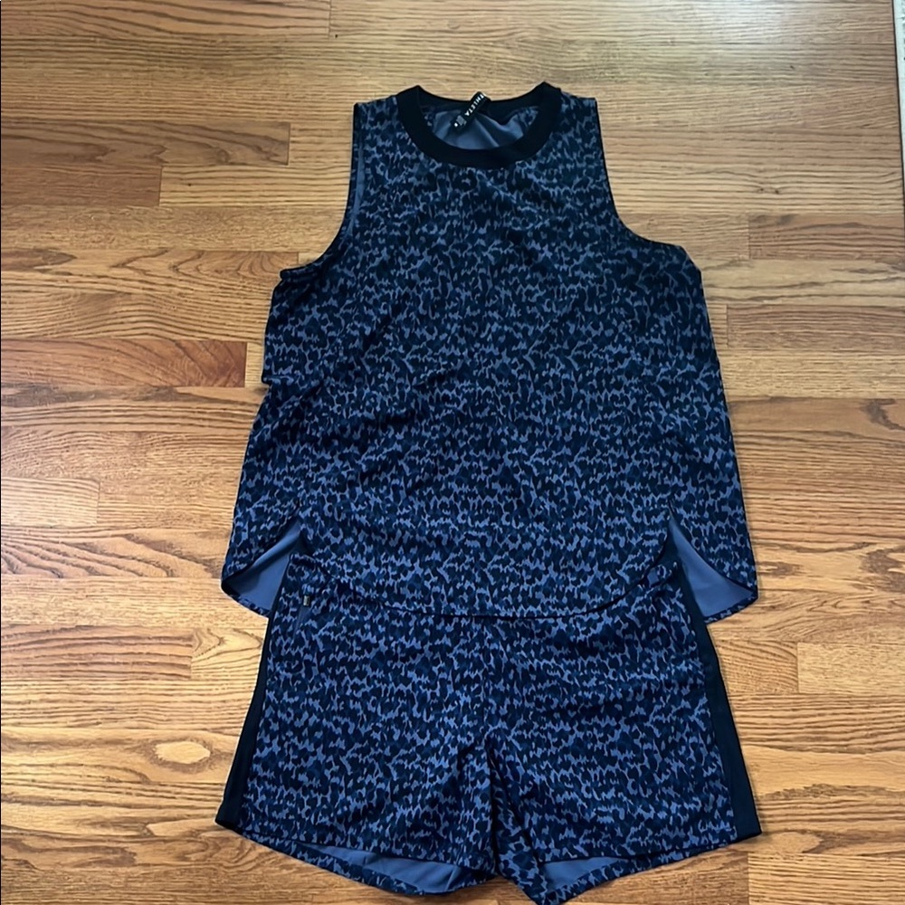 Athleta Brooklyn Printed Short and Top Set